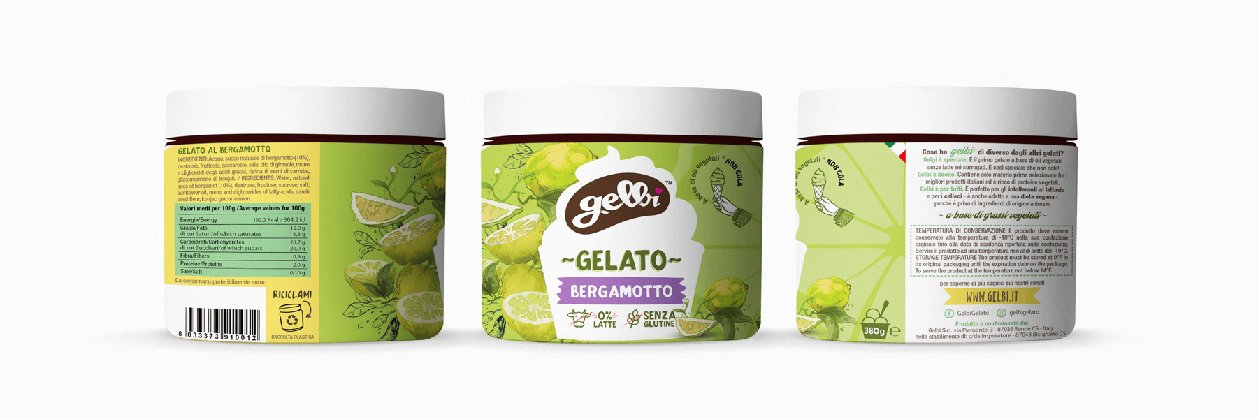 Studio La Regina - gelato Gelbi al bergamotto