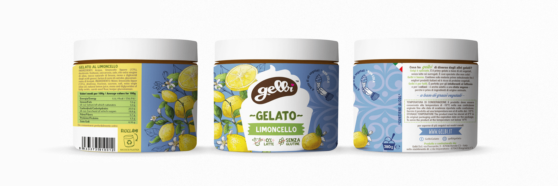 Studio La Regina - gelato Gelbi al limoncello