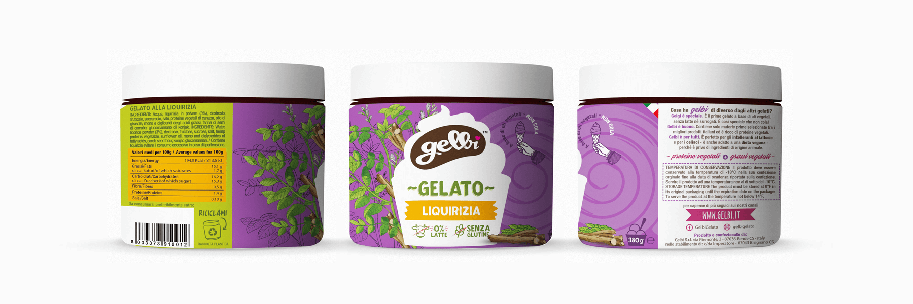 Studio La Regina - gelato Gelbi alla liquirizia