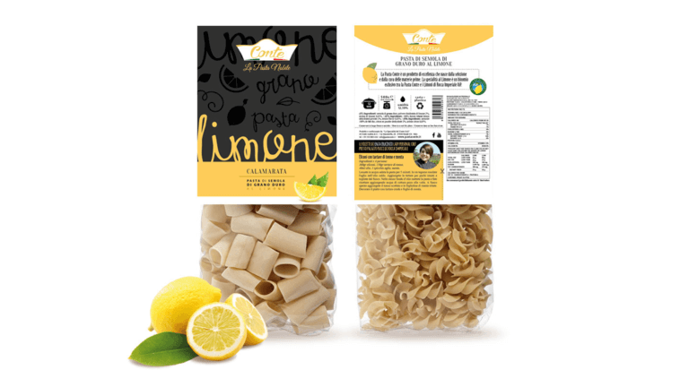 Il packaging della Pasta aromatizzata Conte selezionato da Packaging of the World e dalla World Brand Design Society