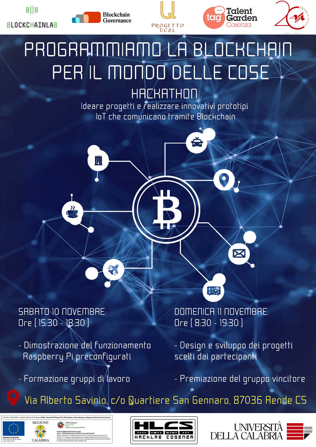 Studio La Regina - hackathon "Programmiamo la blockchain per il mondo delle cose"