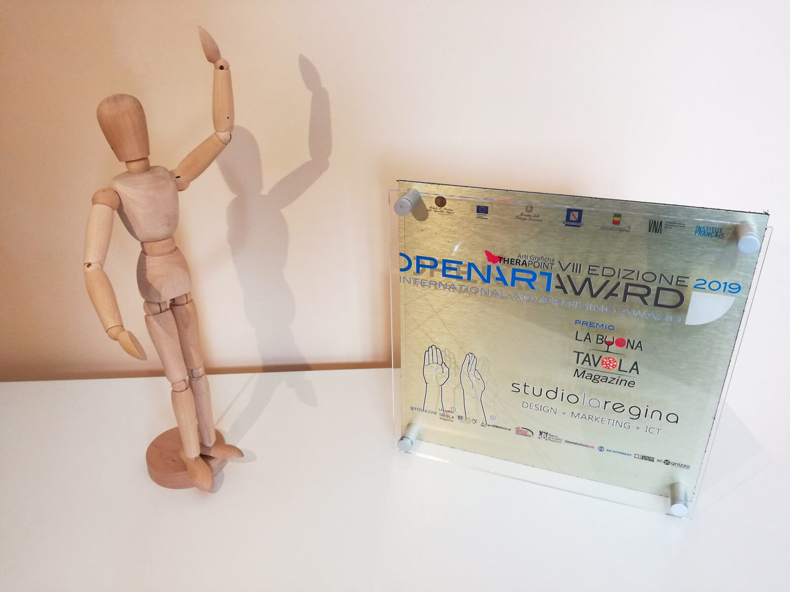 Studio La Regina - Targa Oro al OpenArtAward 2019