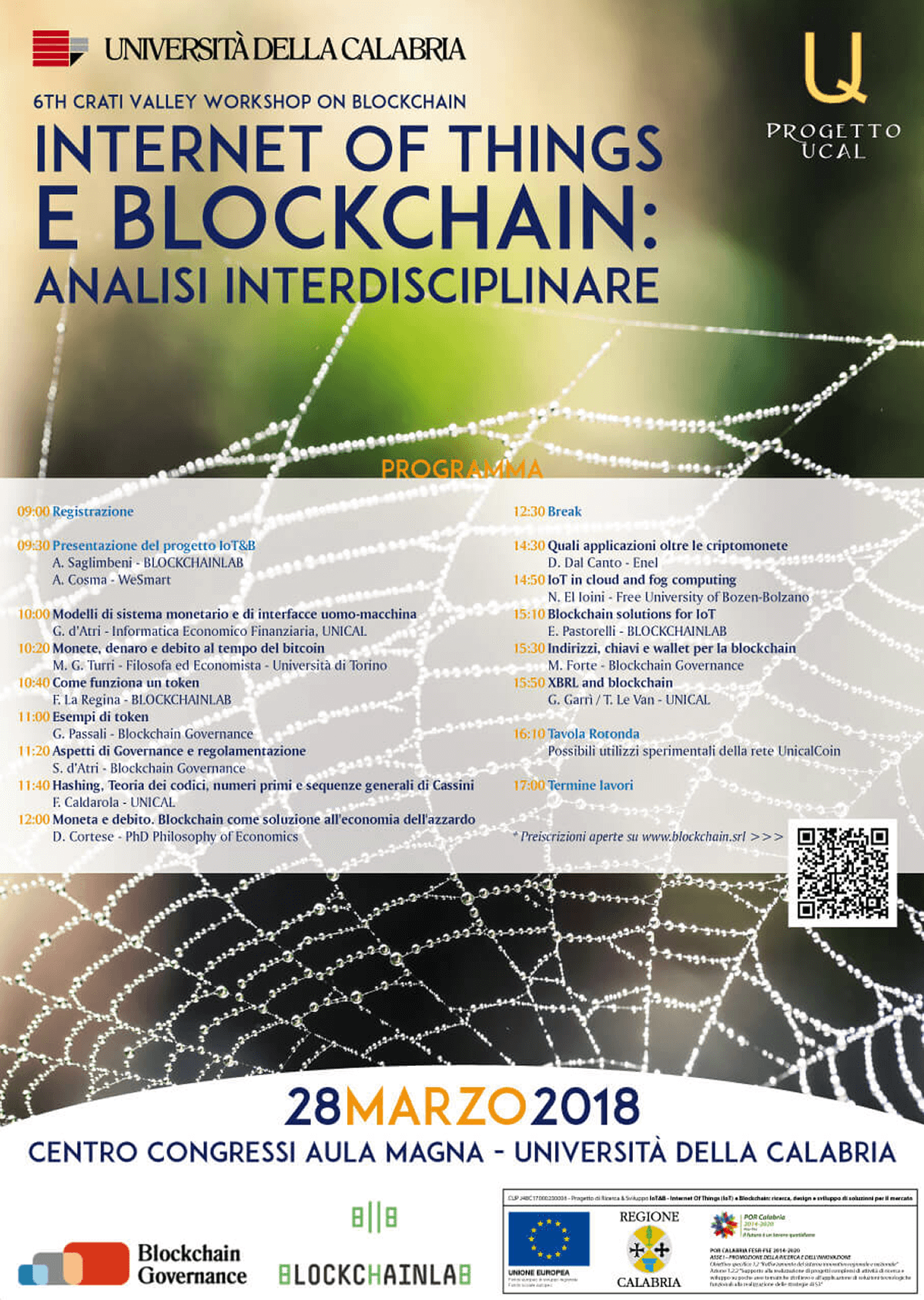 Studio La Regina - workshop "Internet of Things e Blockchain: analisi interdisciplinare"