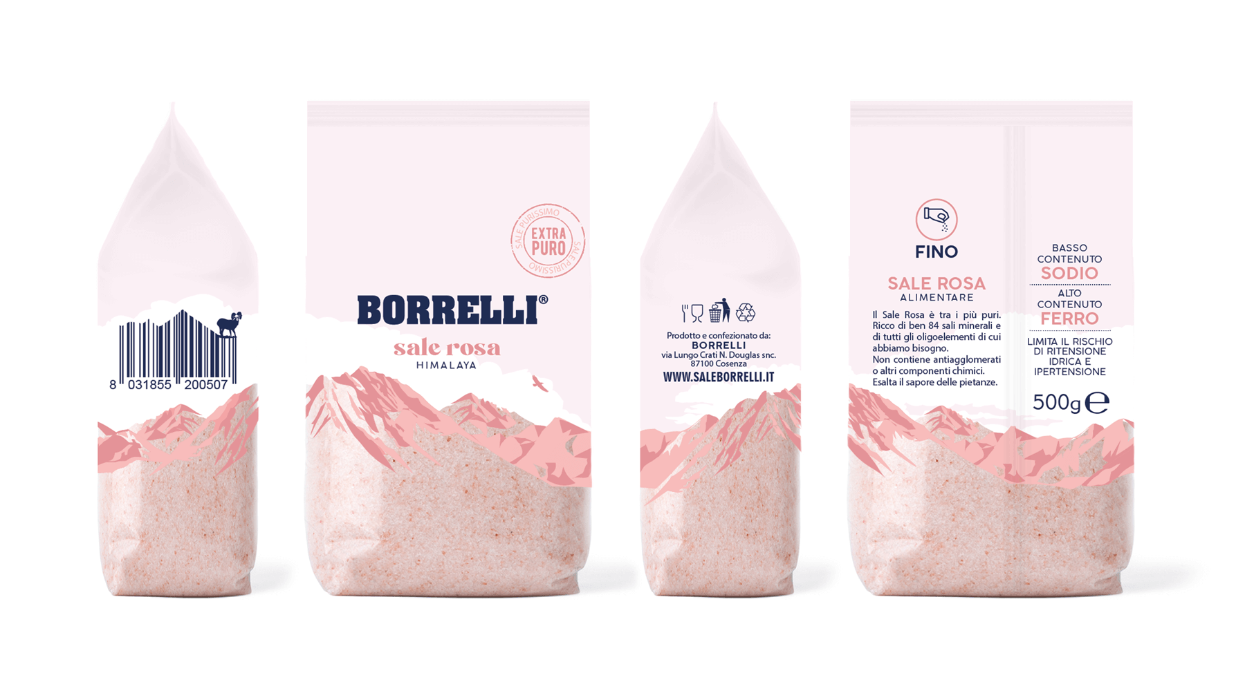 Studio La Regina - sale fino rosa dell'Himalaya Borrelli