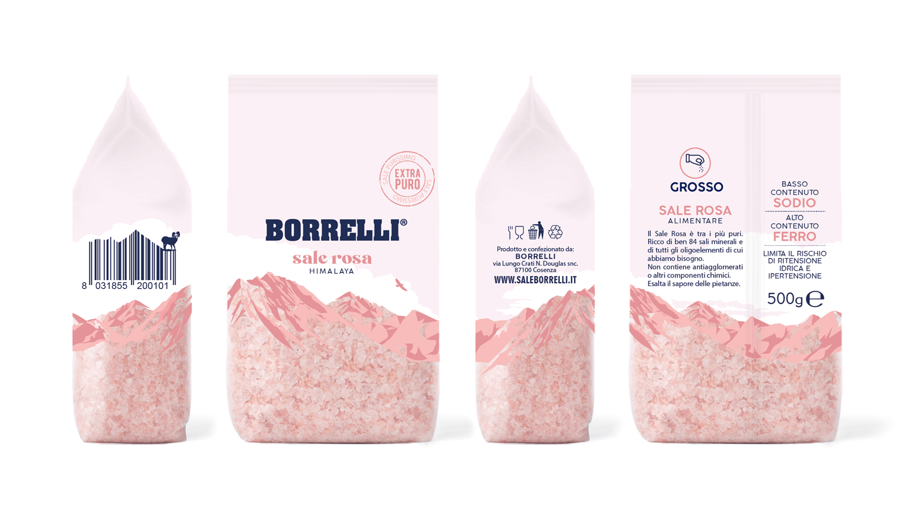 Studio La Regina - sale grosso rosa dell'Himalaya Borrelli