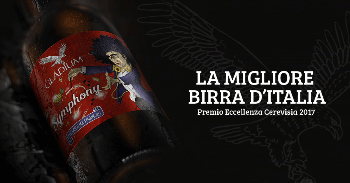 Studio La Regina - Symphony di birra Gladium vince il Premio Cerevisia 2017